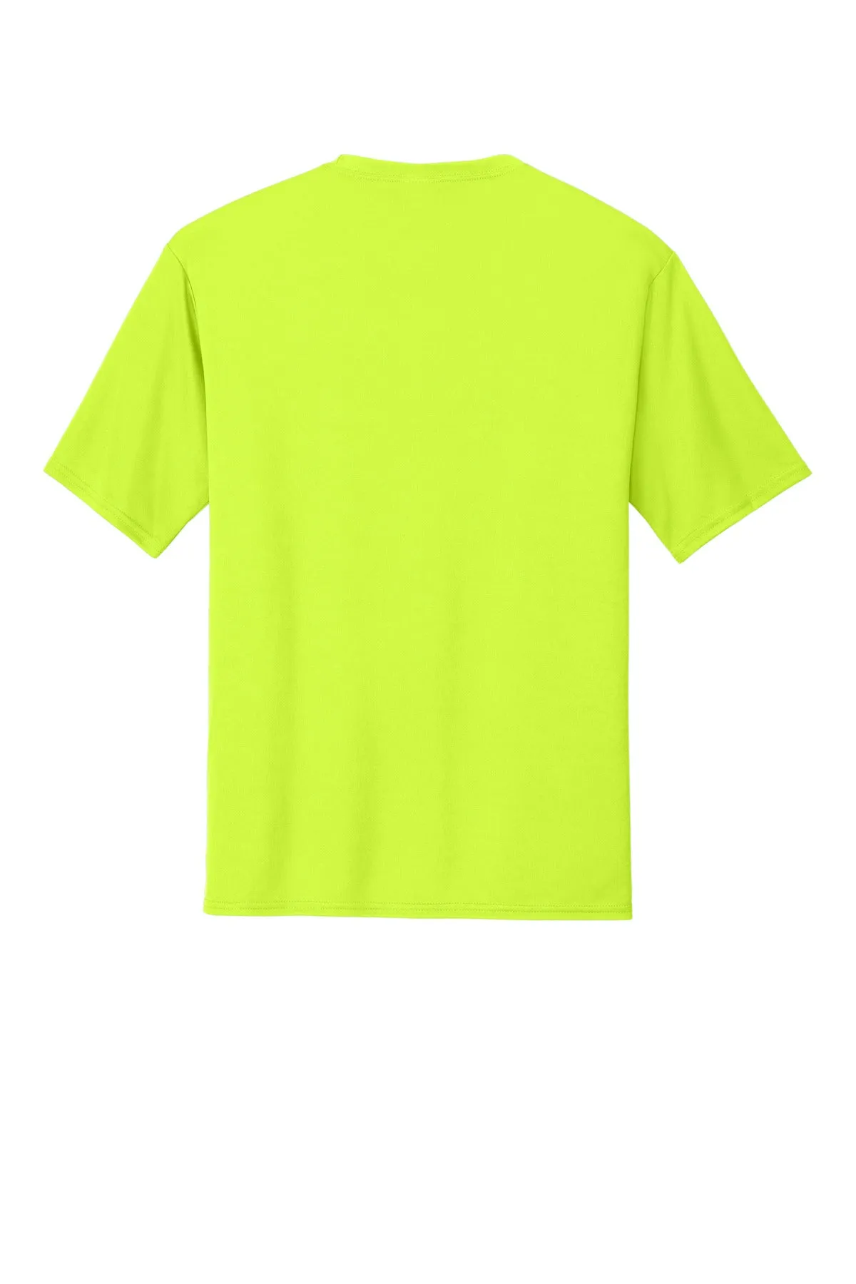 Port & Company Performance Tee. PC380 Neon Yellow