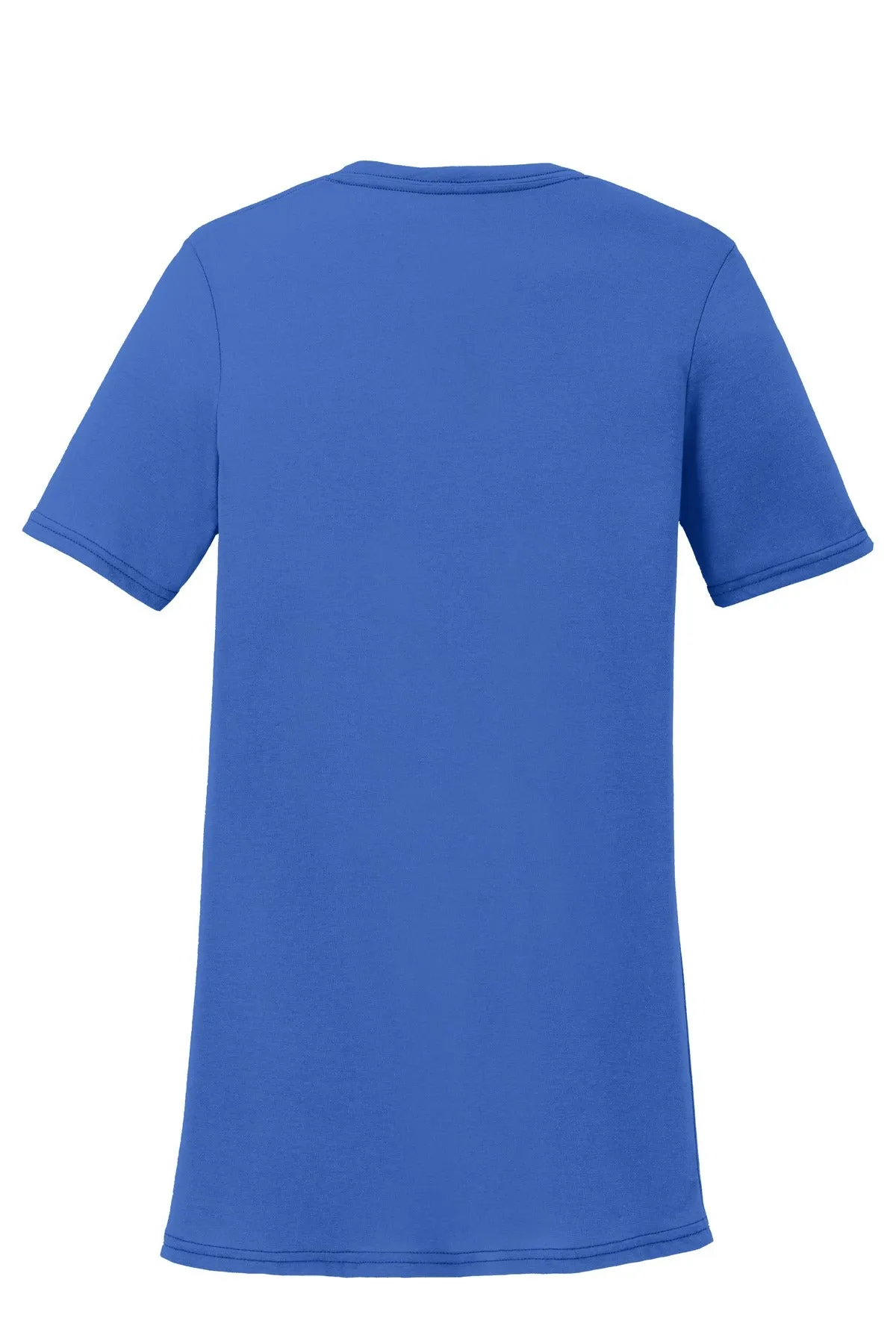 Port & Company Women's Performance Blend V-Neck Tee. LPC381V True Royal