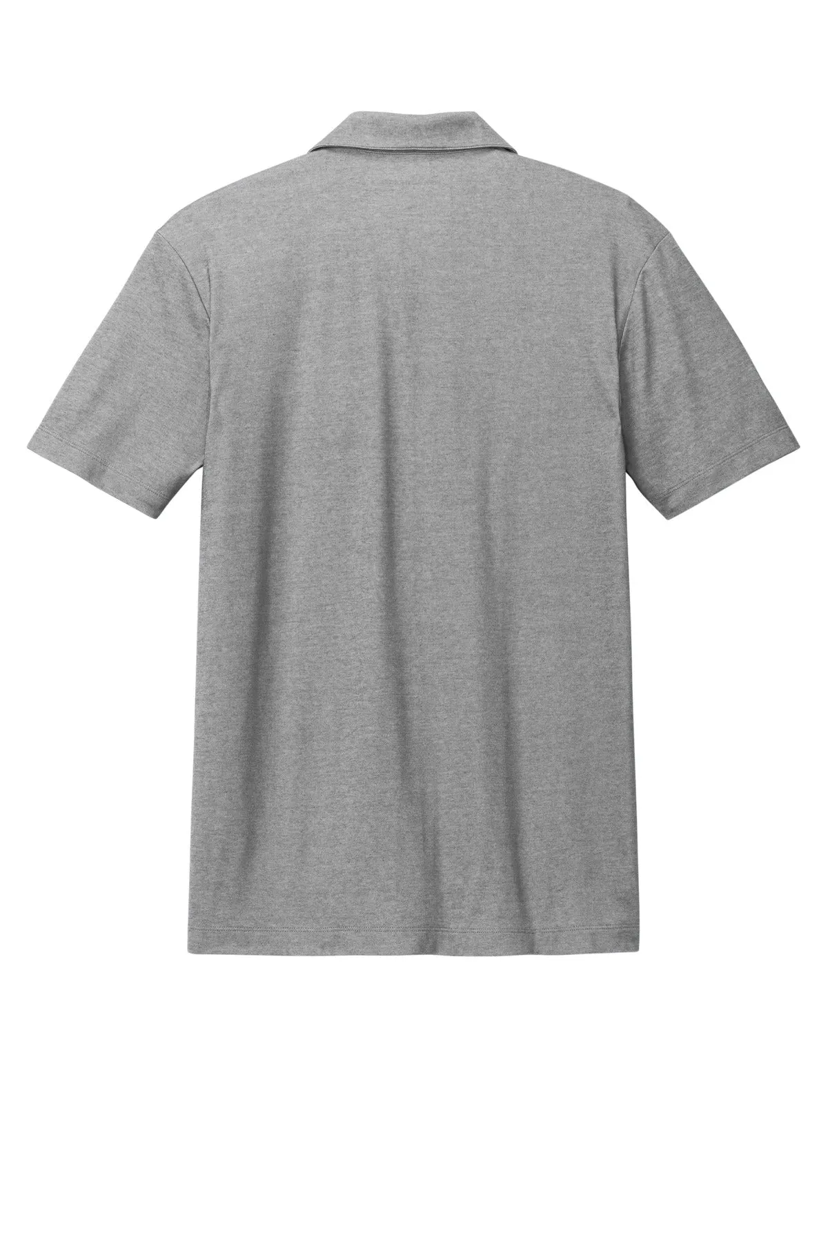 Port Authority Fine Pique Blend Polo K830 Charcoal Heather