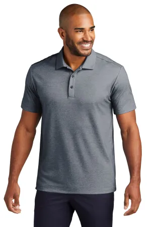Port Authority Fine Pique Blend Polo K830 River Blue Navy Heather