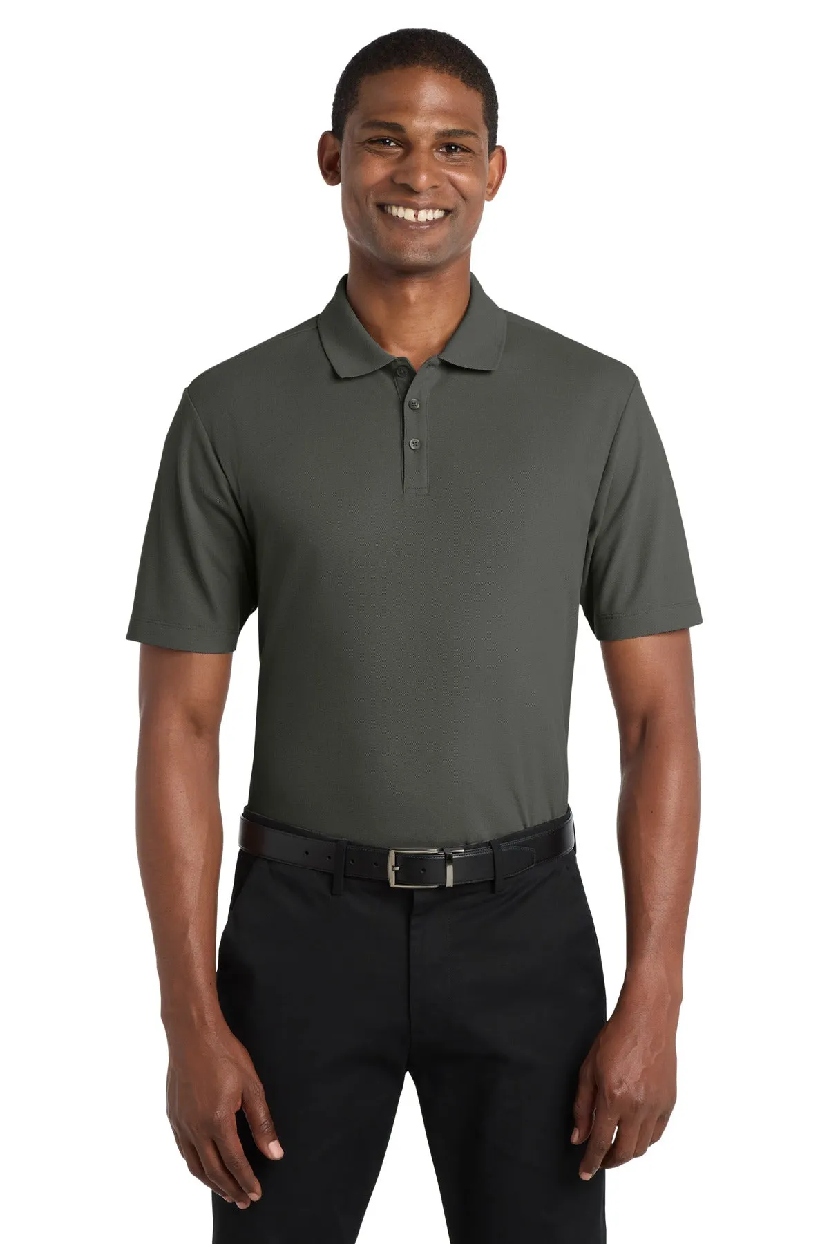 Port Authority  SuperPro React  Polo. K810 Storm Grey