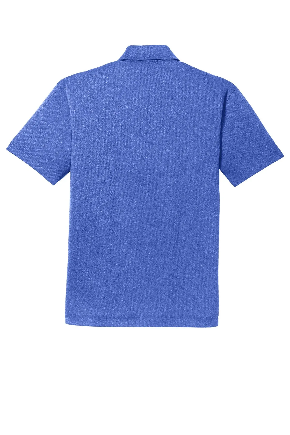 Port Authority Trace Heather Polo. K576 True Royal Heather