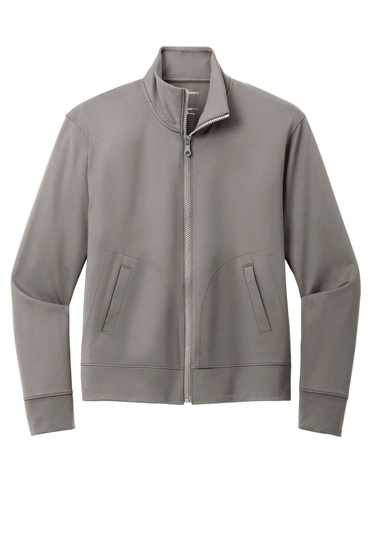 Port Authority Women's C-FREE Double Knit Full-Zip LK881 Smoke Grey