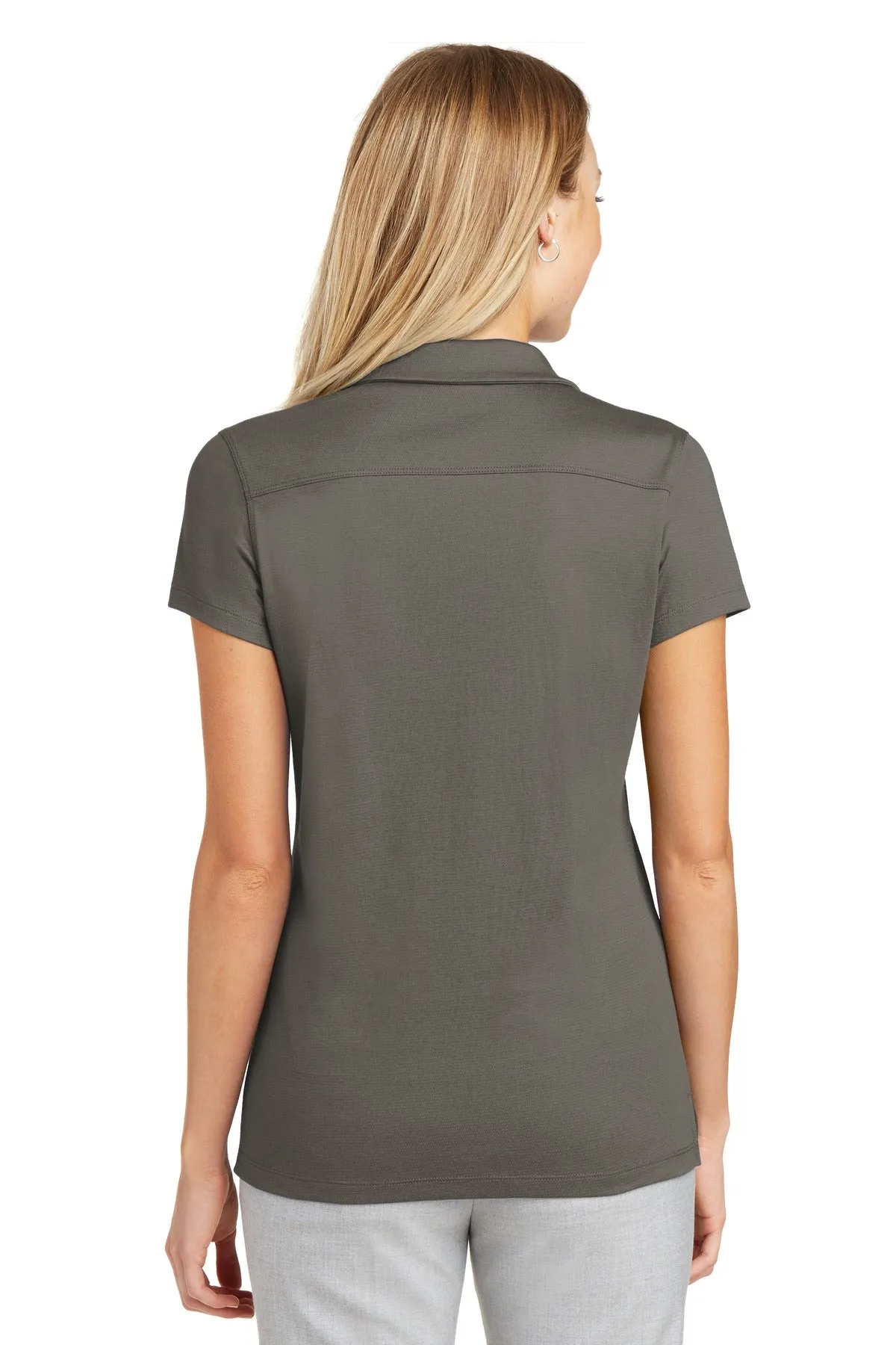 Port Authority Women's Rapid Dry Mesh Polo. L573 Grey Smoke
