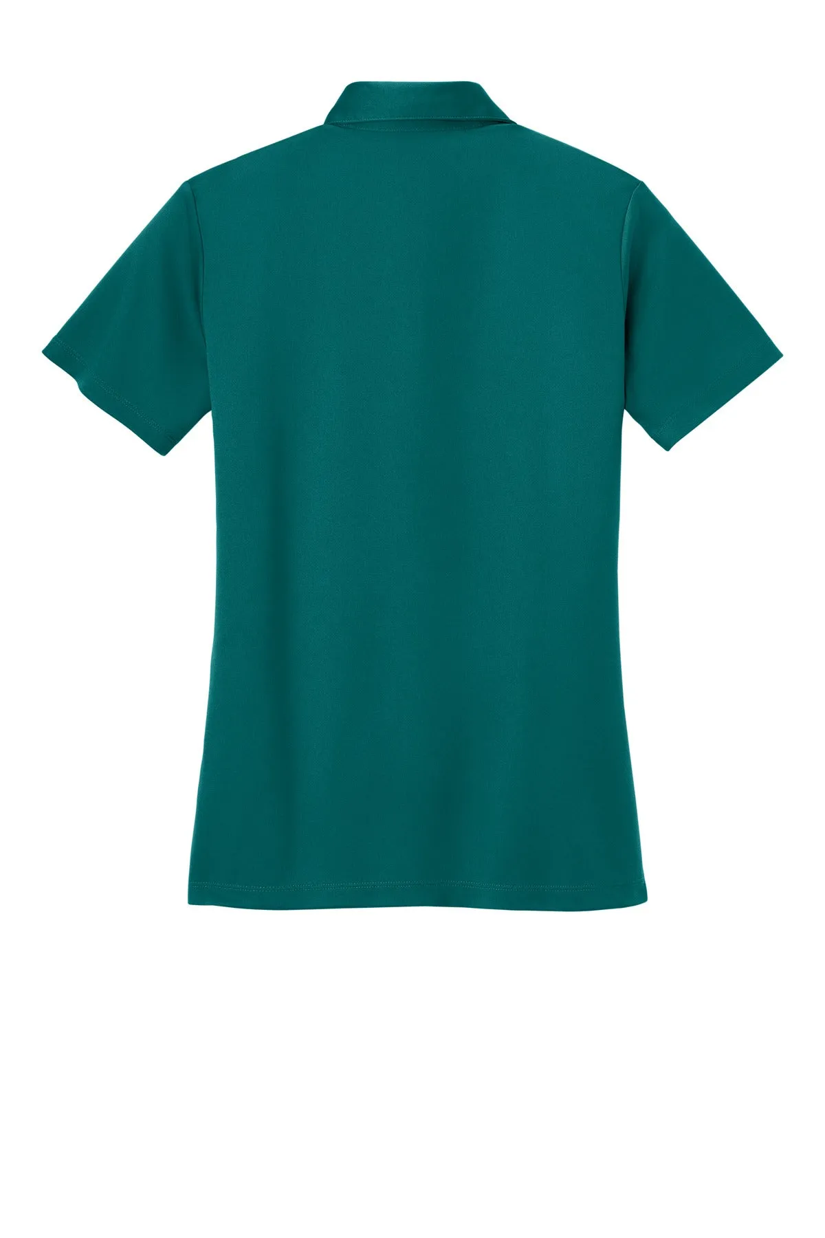Port Authority Women's Silk Touch Performance Polo. L540 Teal Green