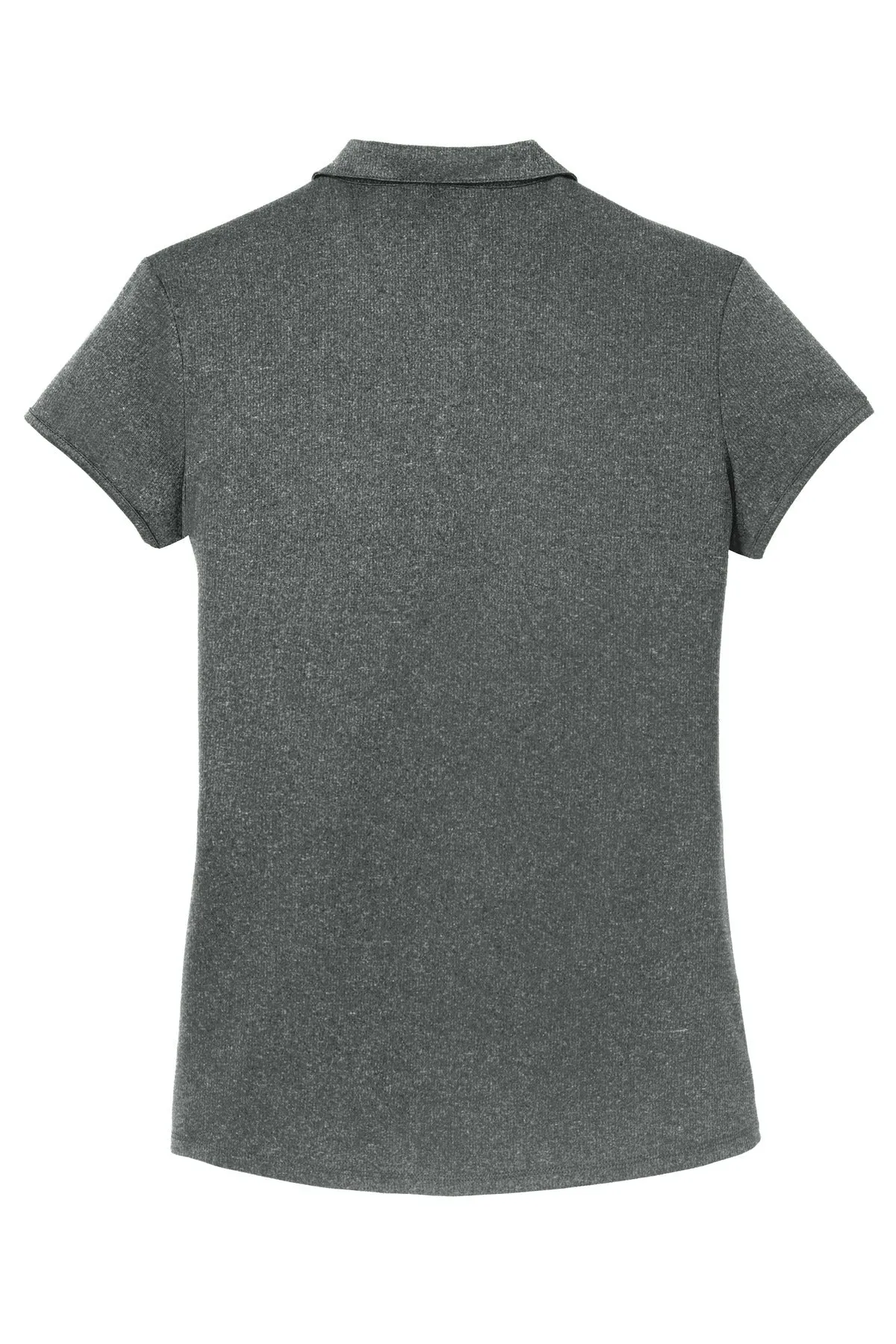Port Authority Women's Trace Heather Polo. L576 Charcoal Heather