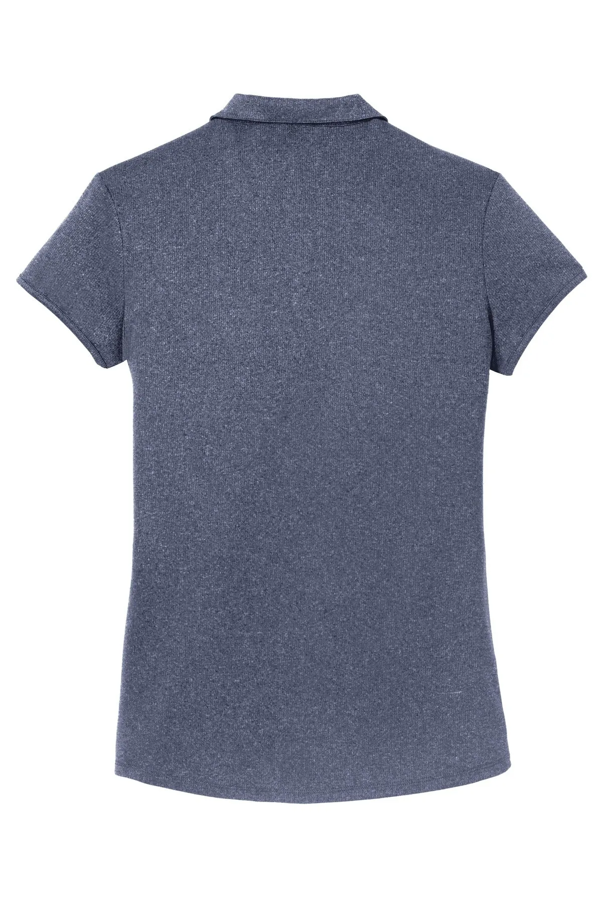Port Authority Women's Trace Heather Polo. L576 True Navy Heather