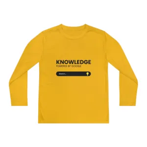 Powered by Google-Youth Long Sleeve Competitor Tee