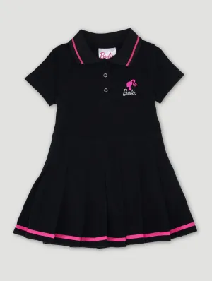 Pre-Girls Barbie Tennis Dress - Black