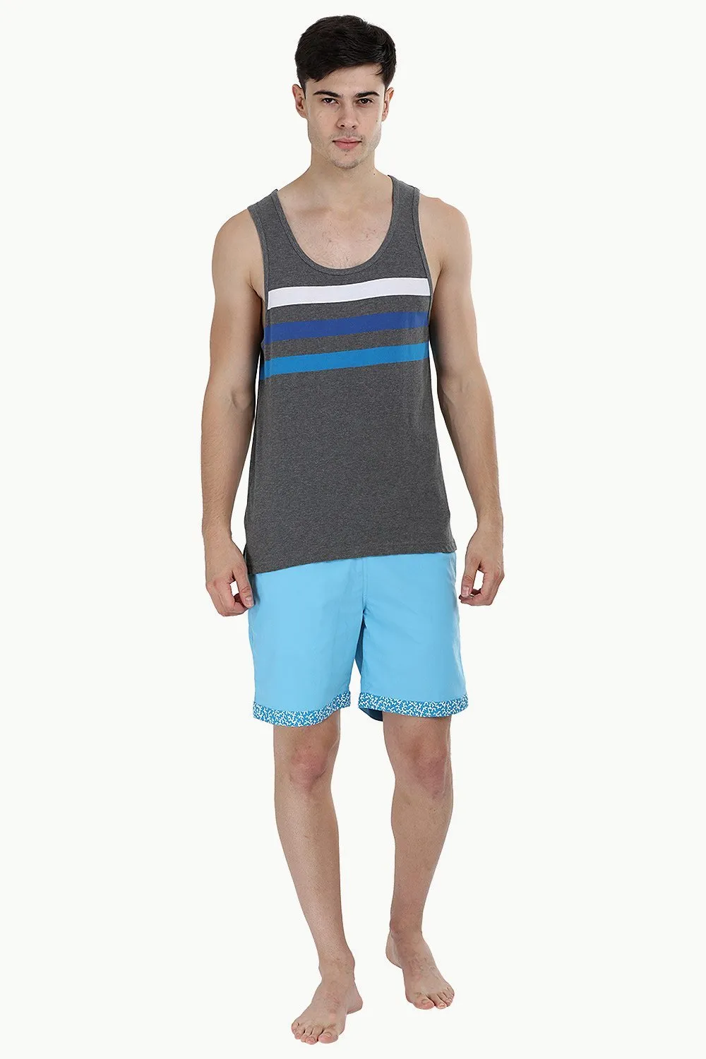 Printed Waistband Swimshorts