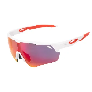 "Apex" Sports Performance Sunglasses (White/Red)