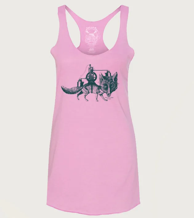 "The Fox" Ladies Tri-Blend Racerback Tank