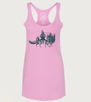 "The Fox" Ladies Tri-Blend Racerback Tank