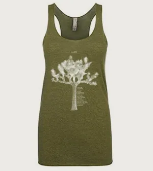 "tree LOVE" Ladies Tri-Blend Racerback Tank