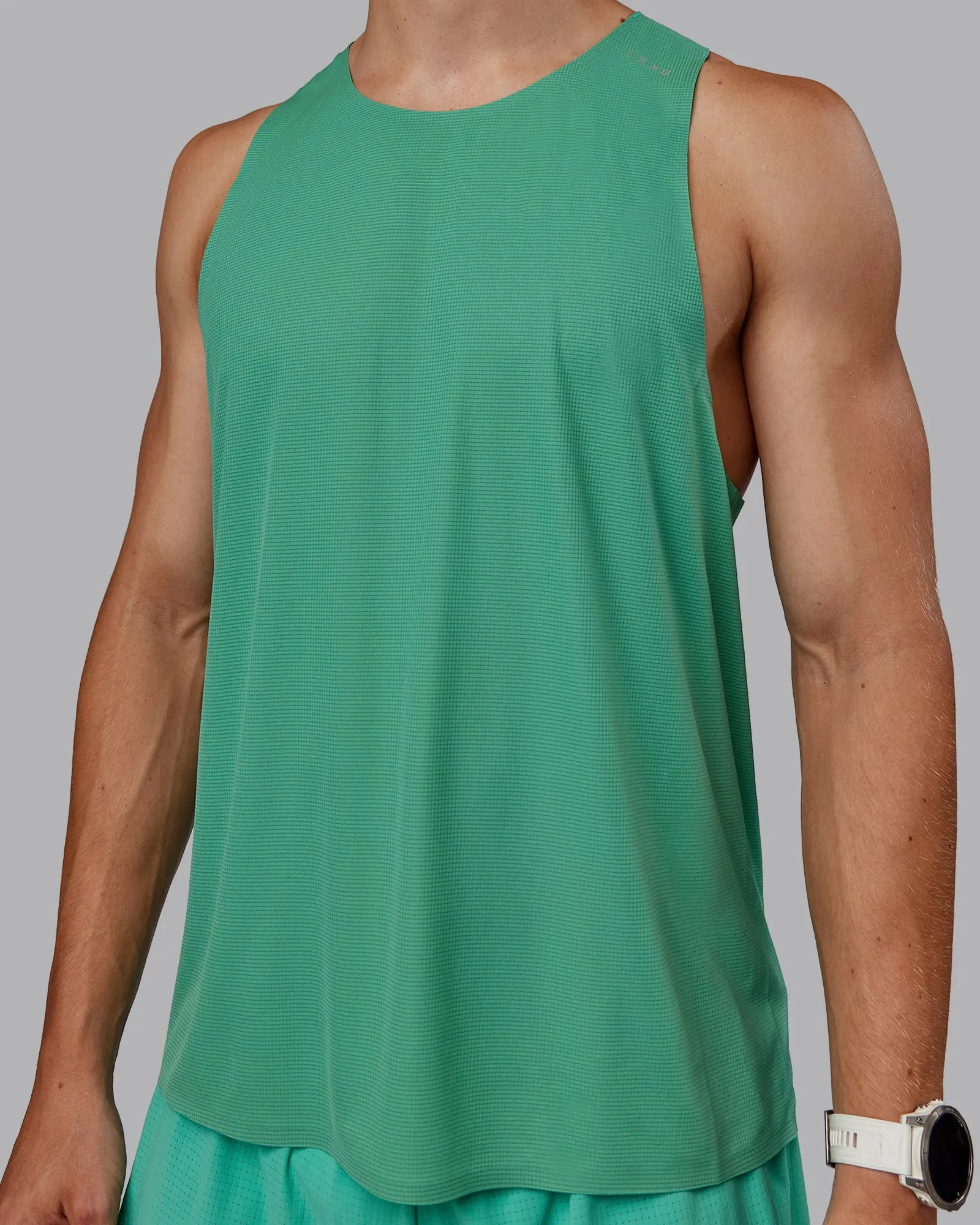 Race Day Performance Tank - Mystic Green