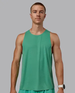 Race Day Performance Tank - Mystic Green