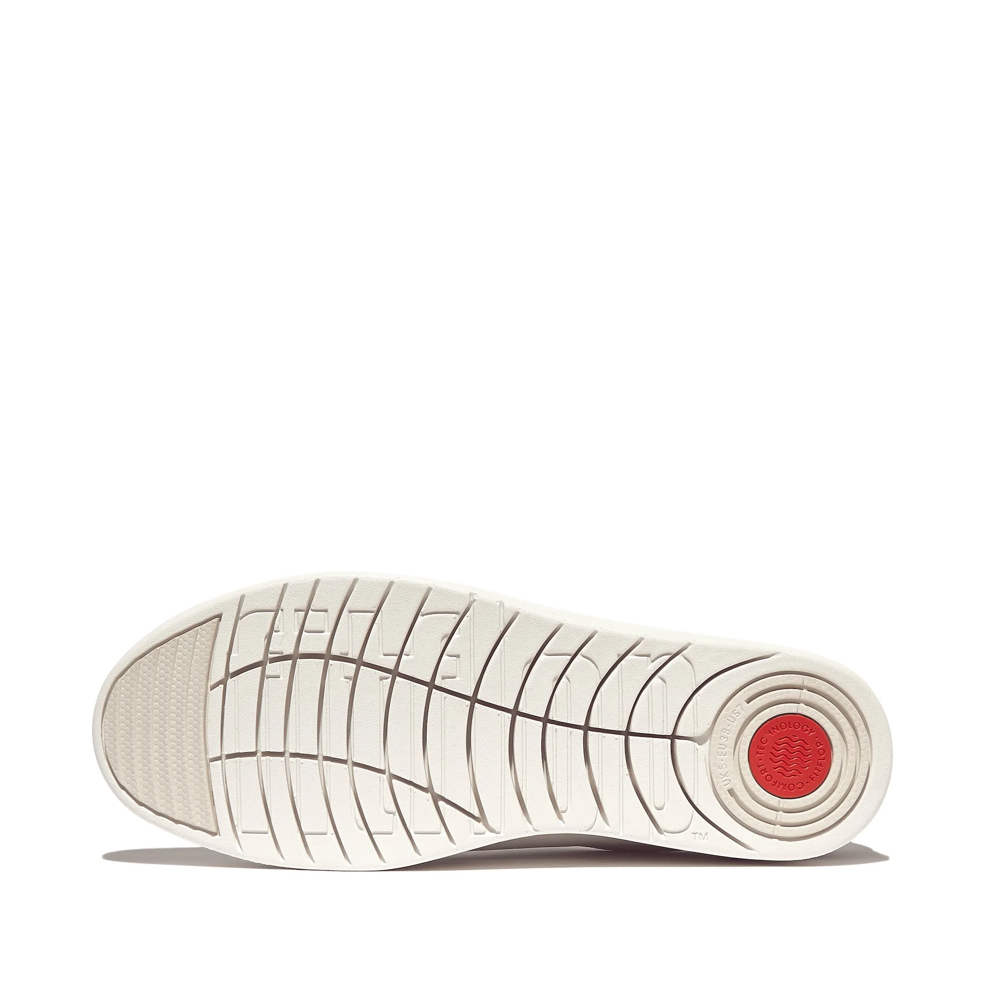Rally Crystal-Backtab Leather Trainers in White