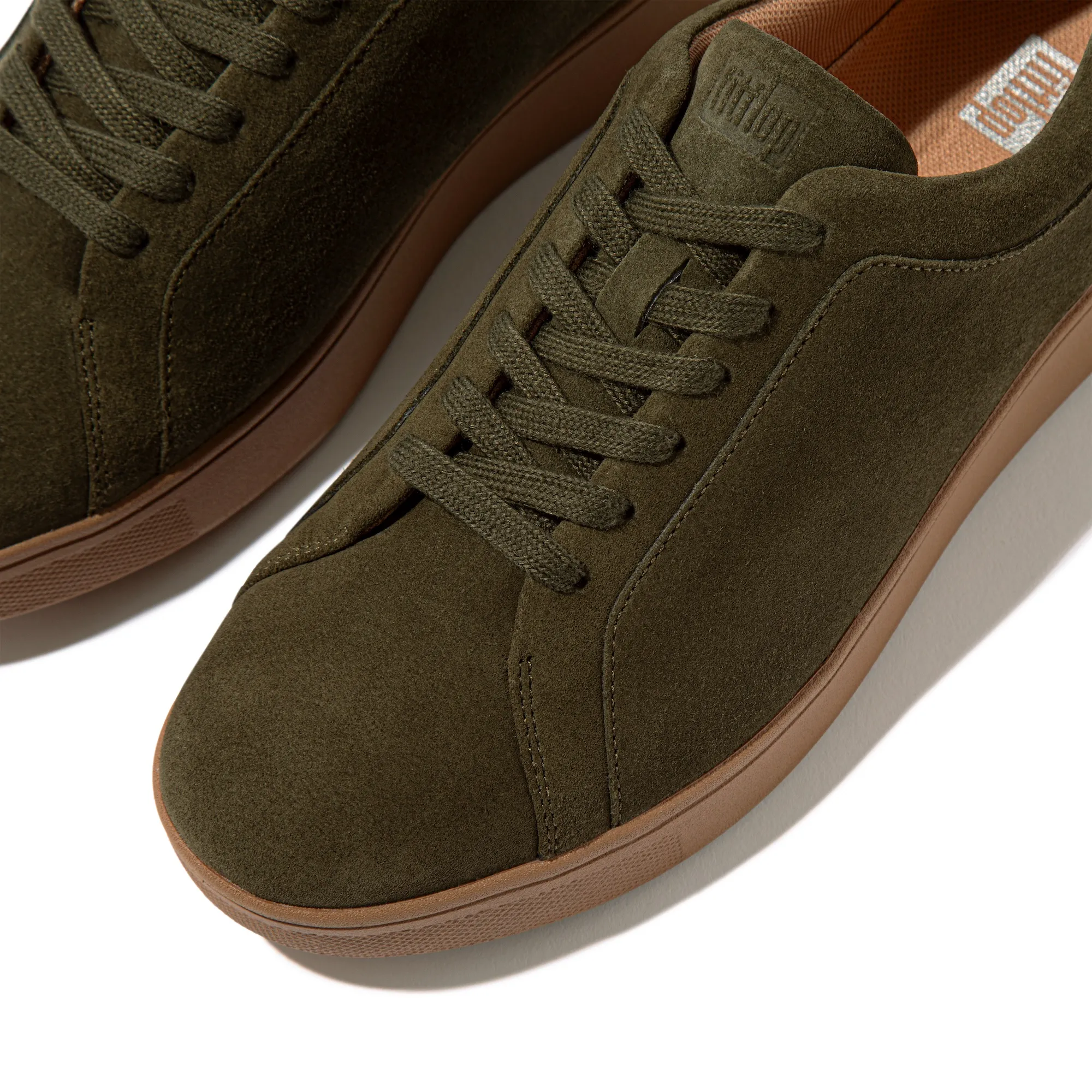 Rally Suede Sneakers in Dark Olive