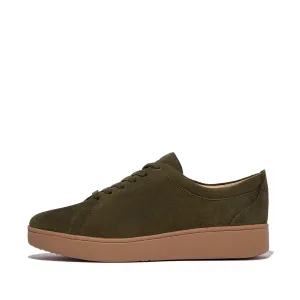 Rally Suede Sneakers in Dark Olive