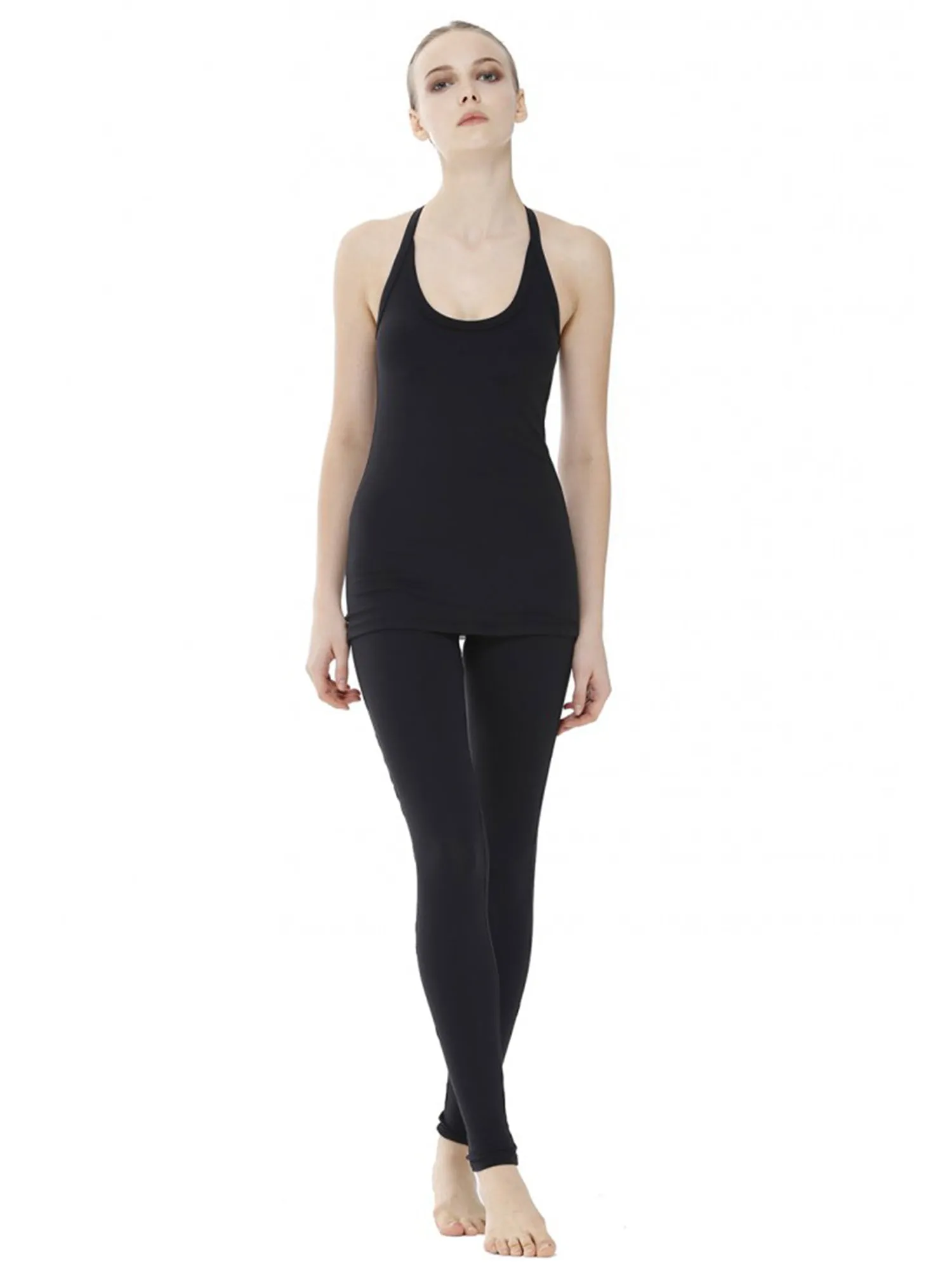 REFLECTION TANK, BLACK/BLACK MESH