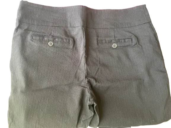 Reitmans Petites Black Stretch Wide Leg Pants