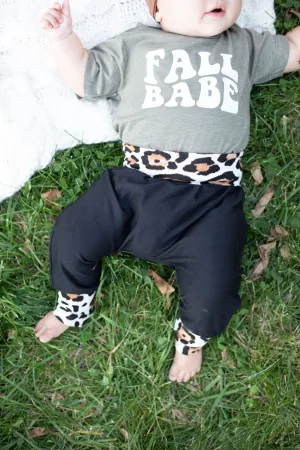 Reverse Ivory Cheetah Harem Pants