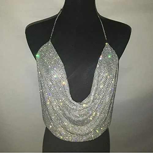 Rhinestone Crop Top