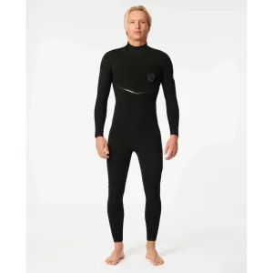 RIP CURL E-BOMB 3/2 BACK ZIP BLACK
