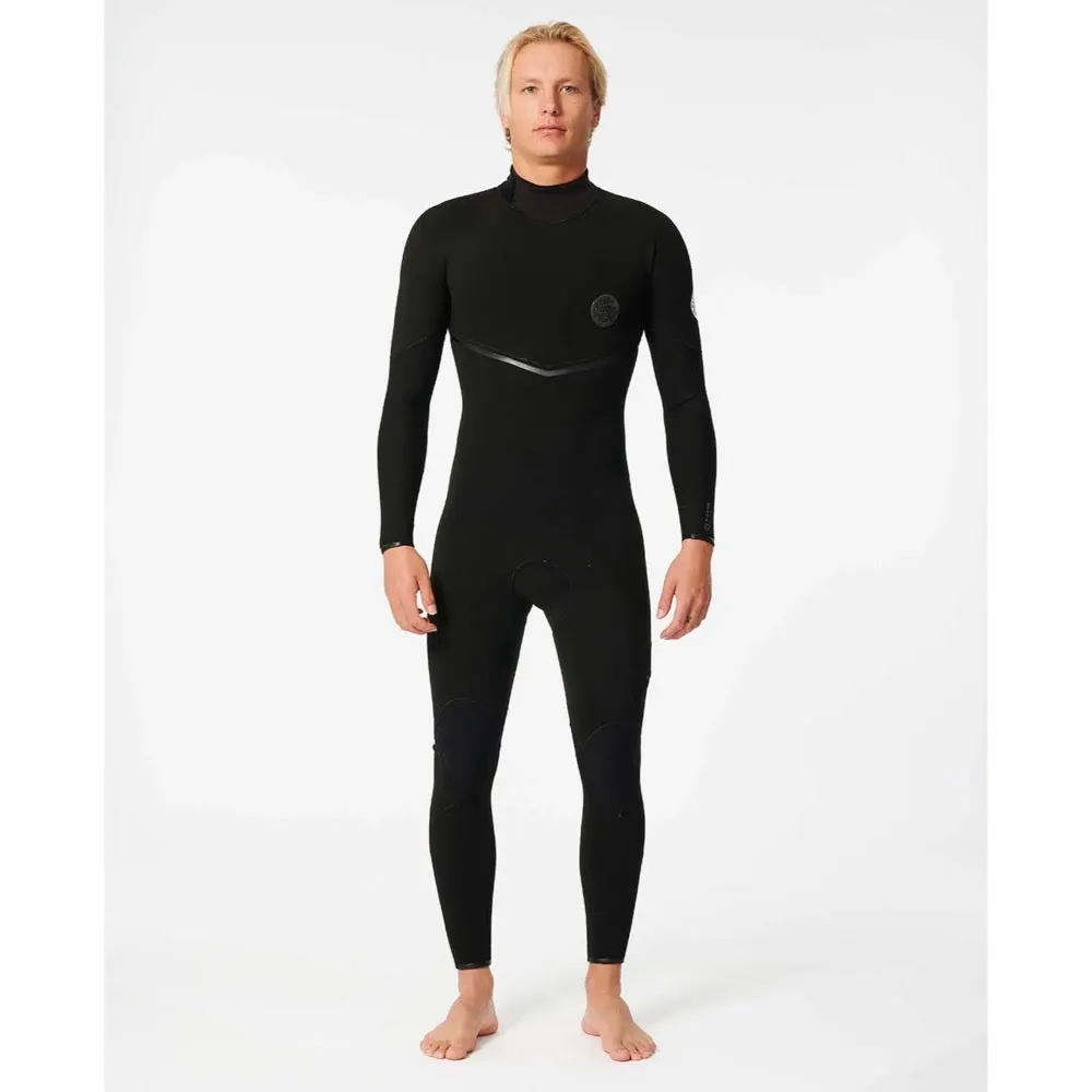 RIP CURL E-BOMB 3/2 BACK ZIP BLACK