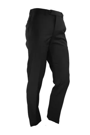 Riviera Traveler Flat Front Dress Pants Black