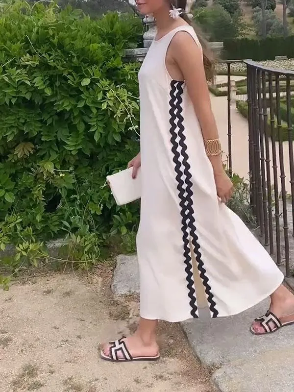 Roan – Woman’s Sleeveless Maxi Dress