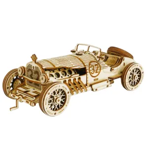 ROKR 3D Wooden Puzzle, Scale Model Vehicle - Grand Prix Car