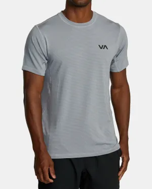 RVCA Mens Sports Vent Stripe Technical Shirt