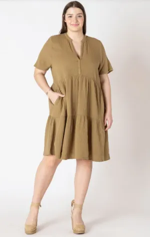Sage Gauze Dress