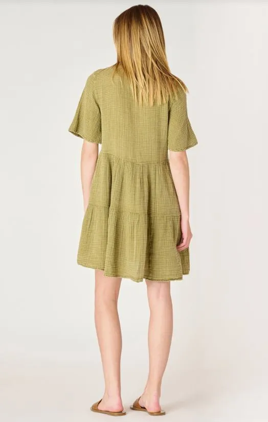 Sage Gauze Dress