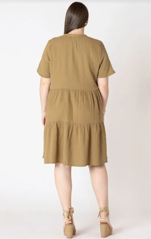 Sage Gauze Dress