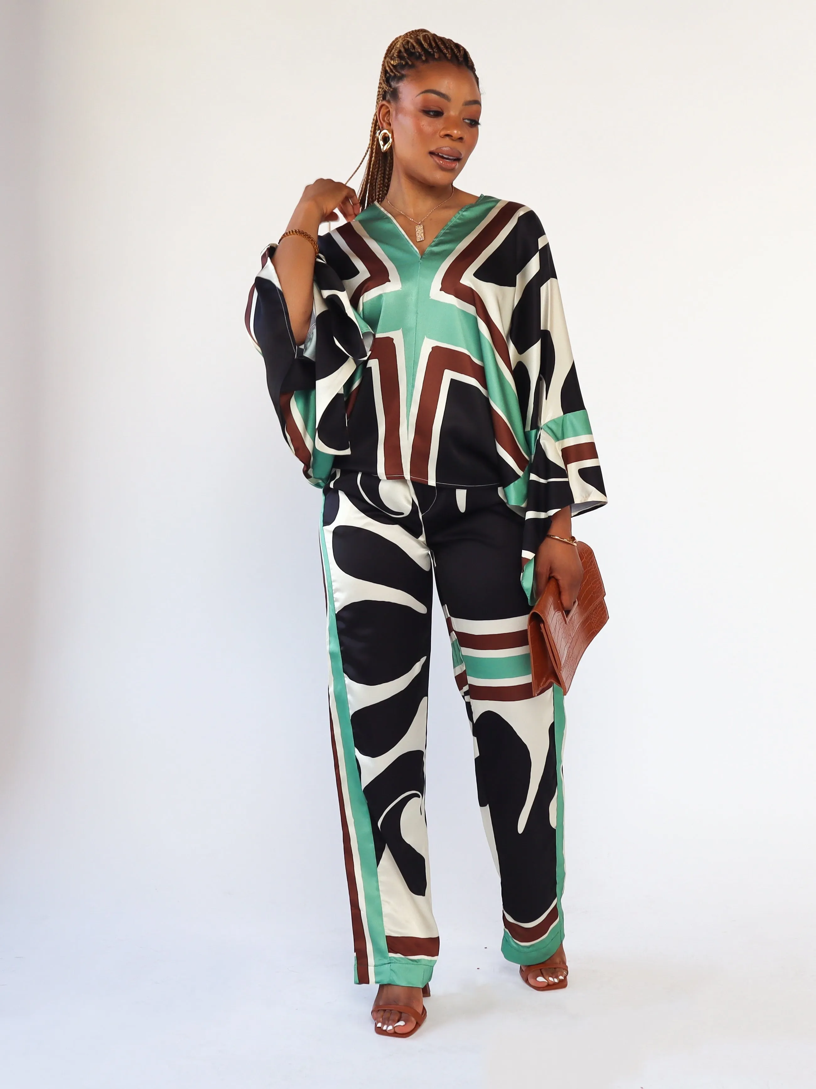 Samaya Pant Set (Green)