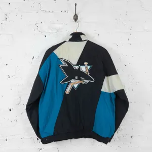 San Jose Sharks Ice Hockey Jacket - Blue/Black - M