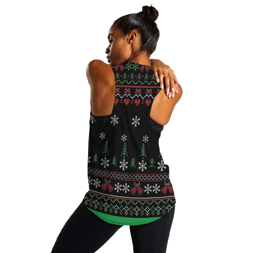 Santa Claus African Christmas Women Racerback Tank Traditional Costume DT03