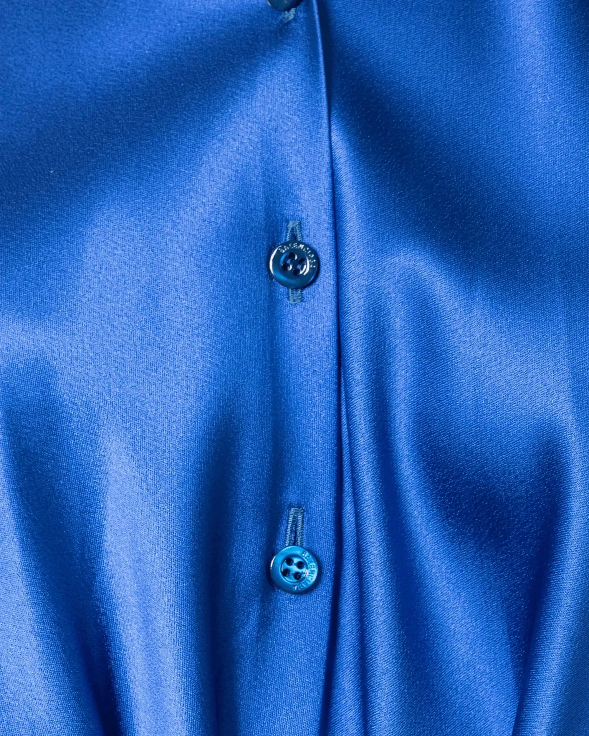 Satin Button Up Shirt