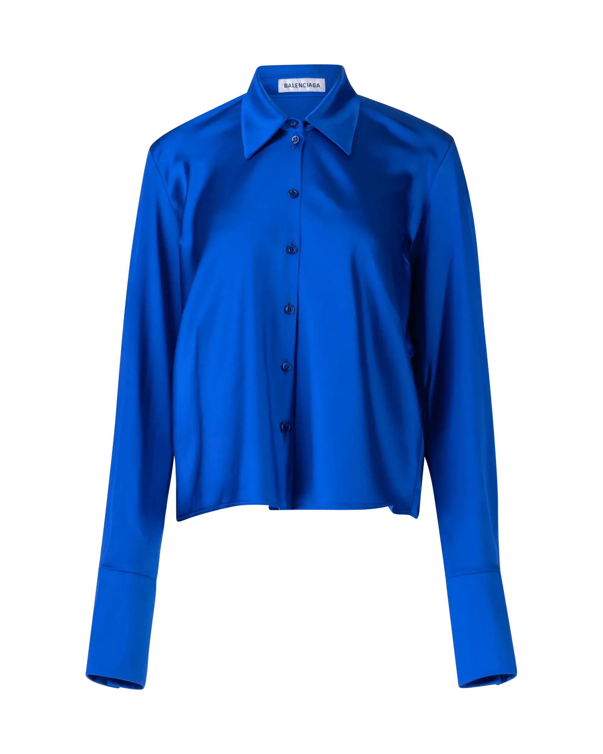 Satin Button Up Shirt
