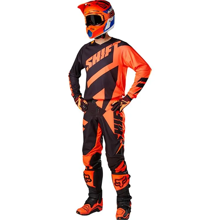 SHIFT 3LACK MAINLINE PANTS [BLACK/ORANGE]