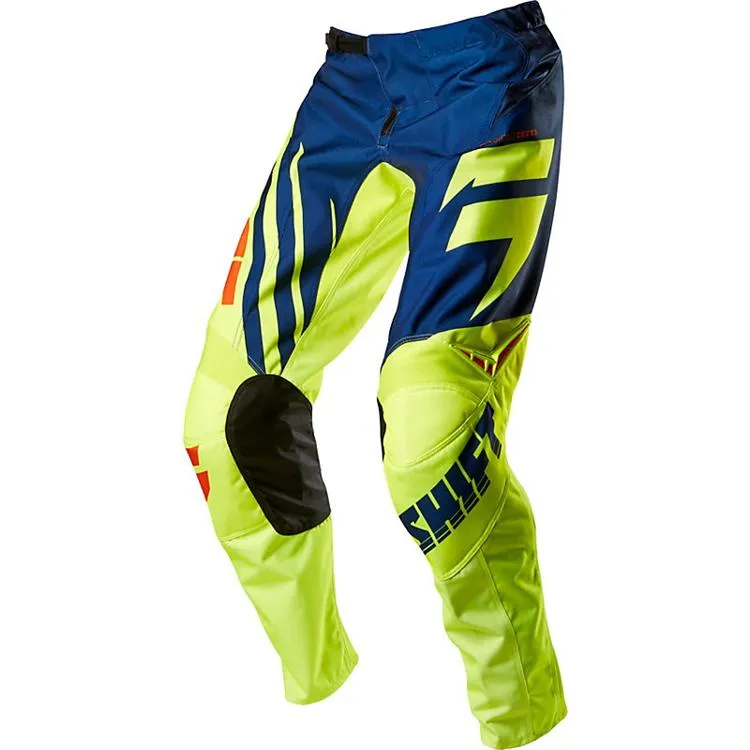SHIFT ASSAULT RACE PANTS [NAVY/YELLOW]