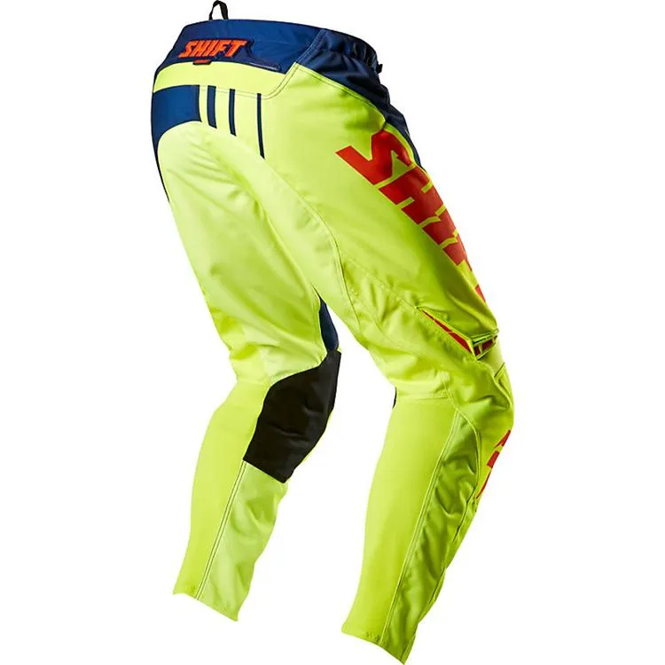 SHIFT ASSAULT RACE PANTS [NAVY/YELLOW]