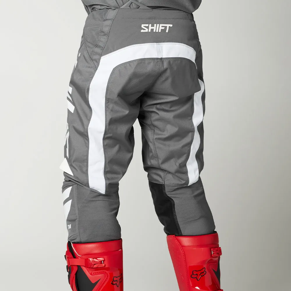 SHIFT WHITE LABEL TRAC PANTS [GREY/WHITE]