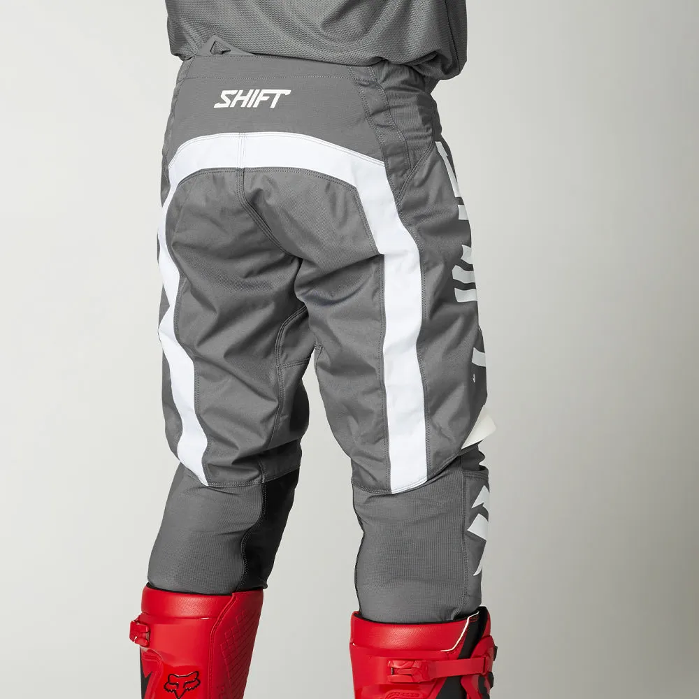 SHIFT WHITE LABEL TRAC PANTS [GREY/WHITE]