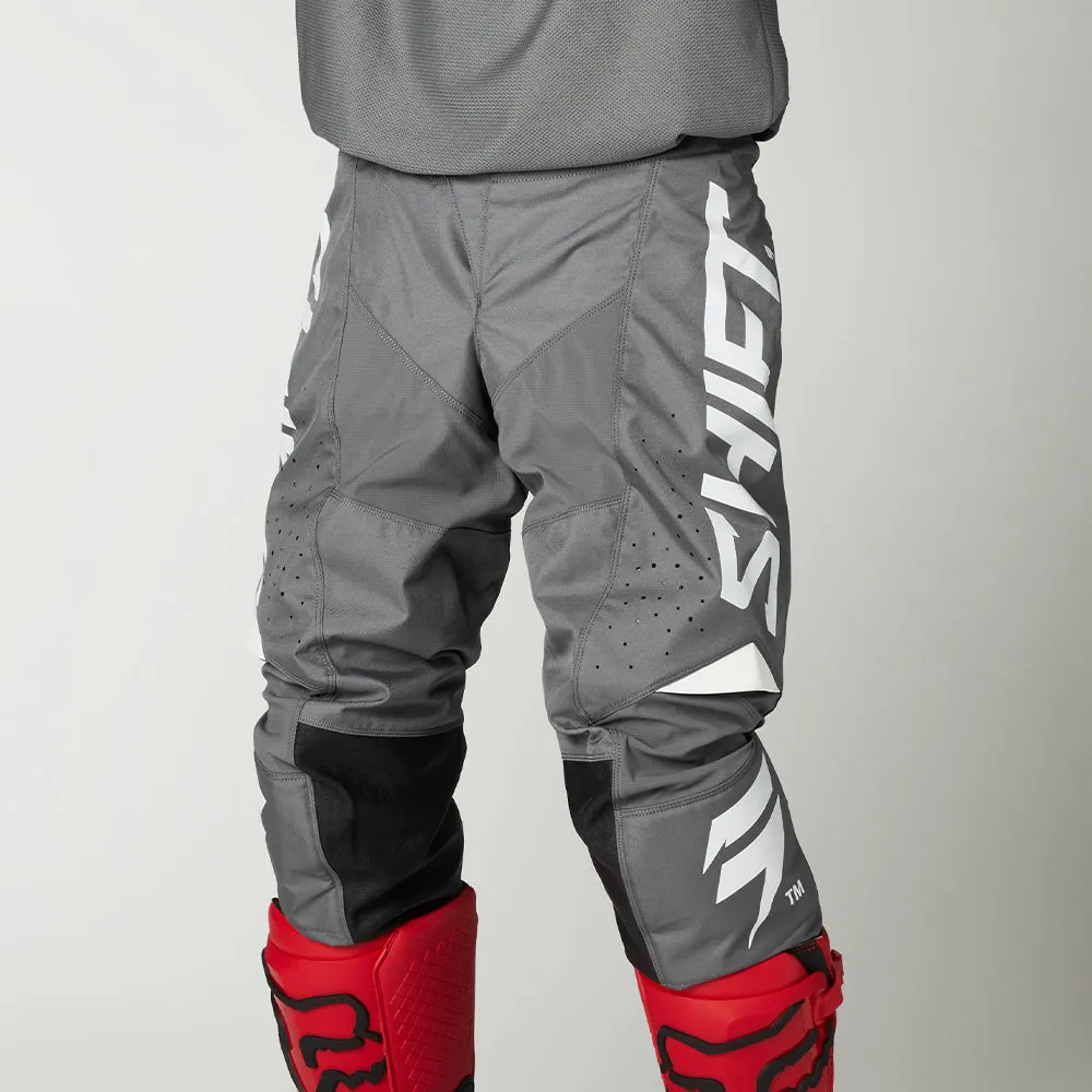 SHIFT WHITE LABEL TRAC PANTS [GREY/WHITE]