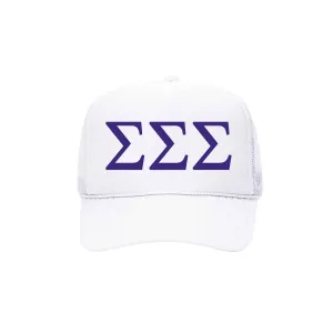 Sigma Sigma Sigma Trucker Hat