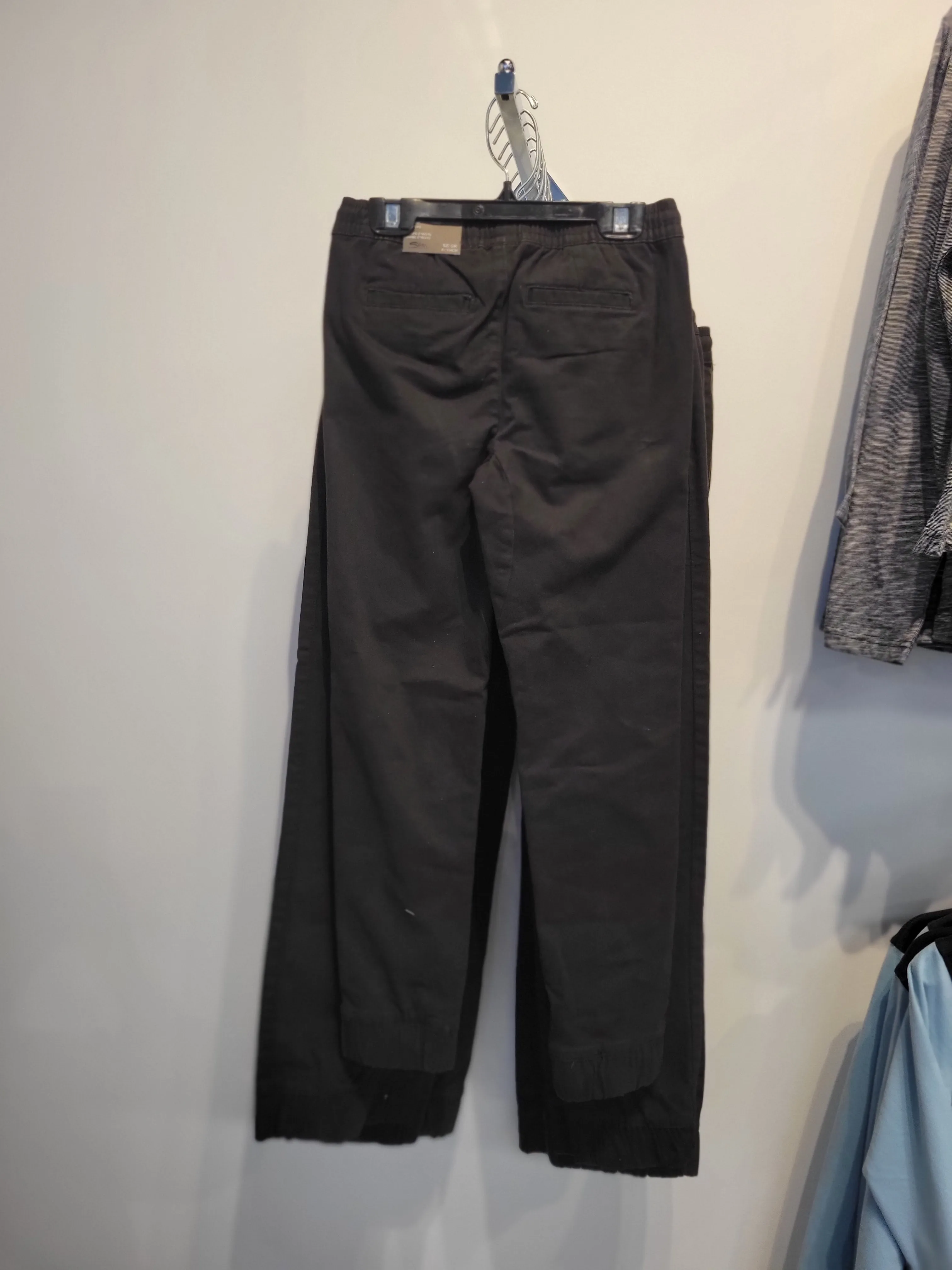 Silver Jeans - BOYS STRETCH TWILL JOGGERS : BLACK