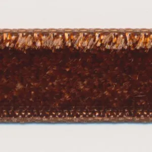 Single-Face Velveteen Ribbon #73 Dark Sepia